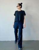 Black Boxy Tee #250423